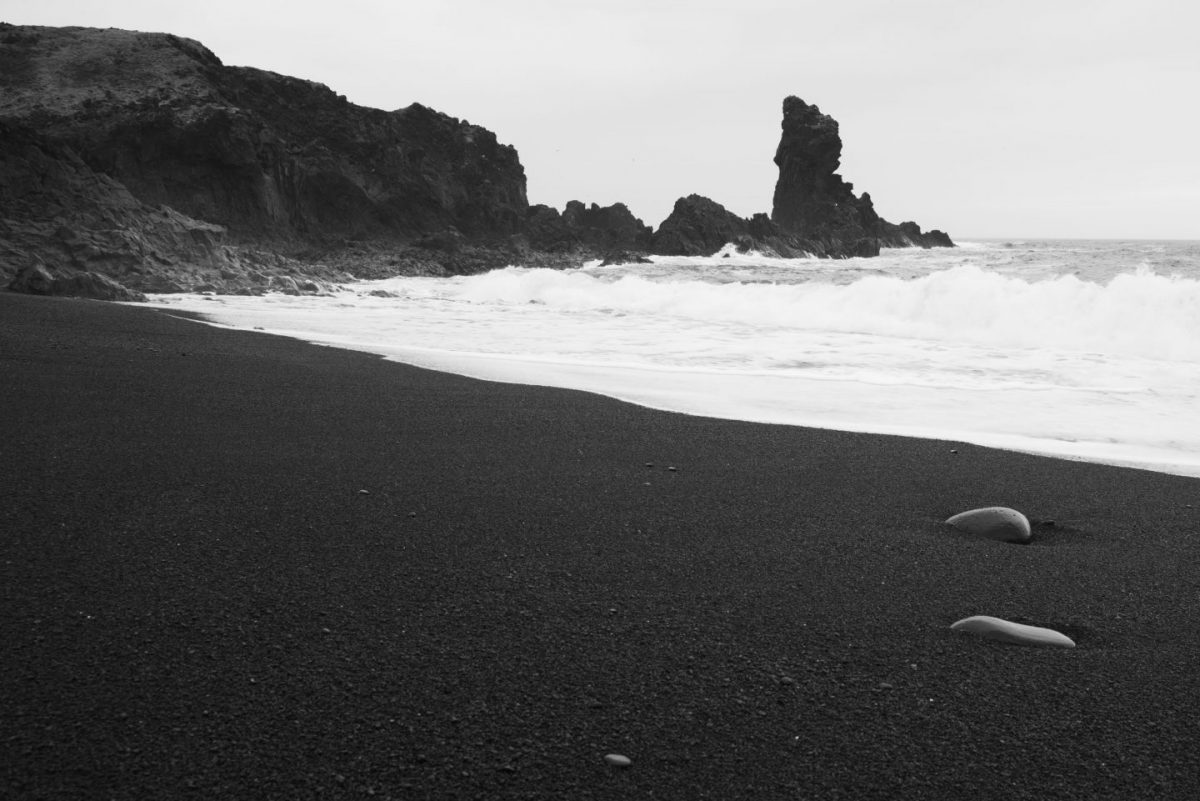 Black beach West Iceland 