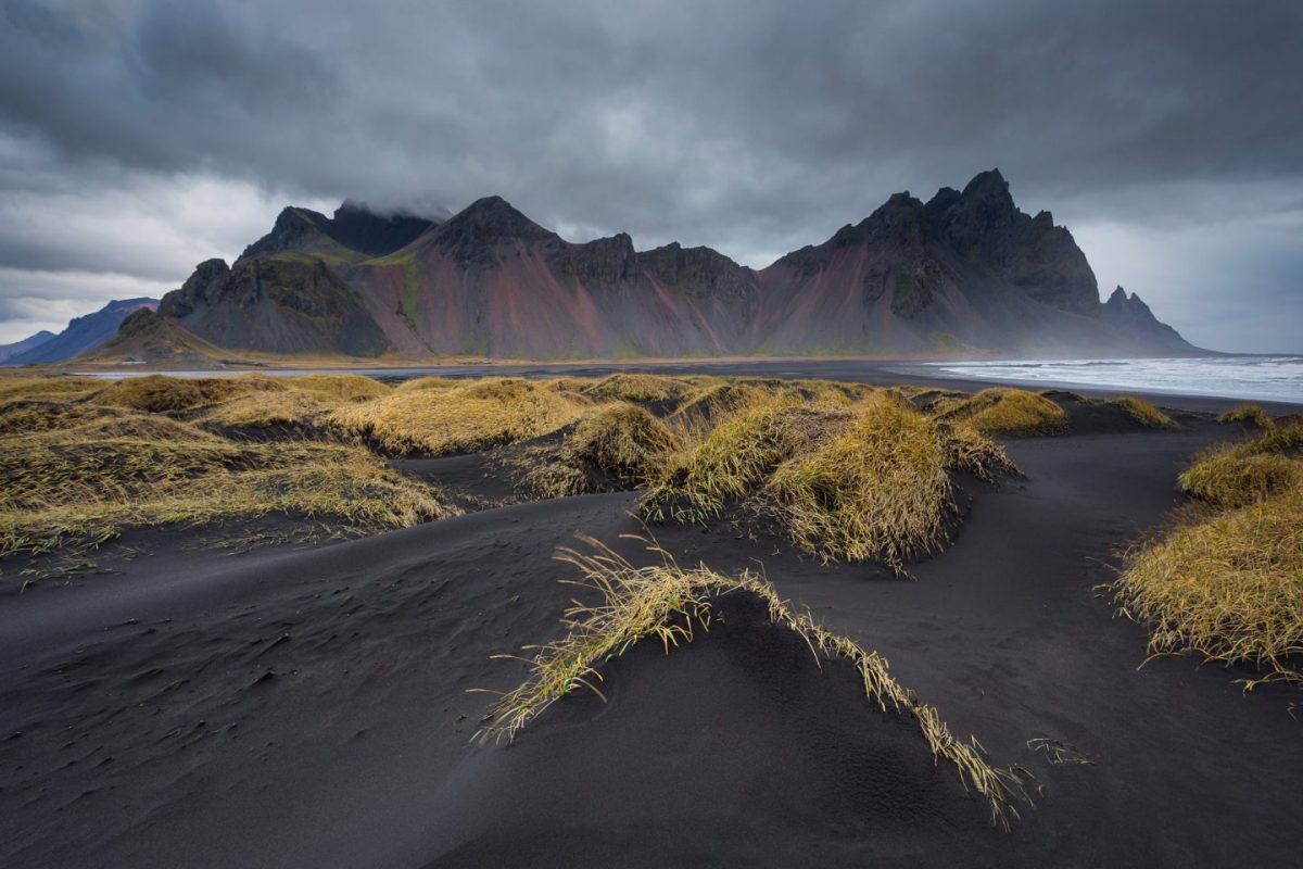 vestrahorn mountain in east iceland