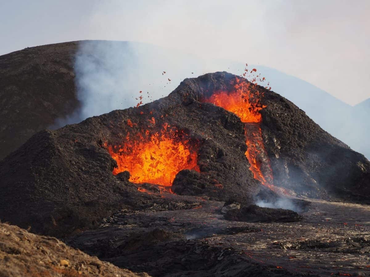 Der Ausbruch des Vulkans Fagradalsfjall in Island