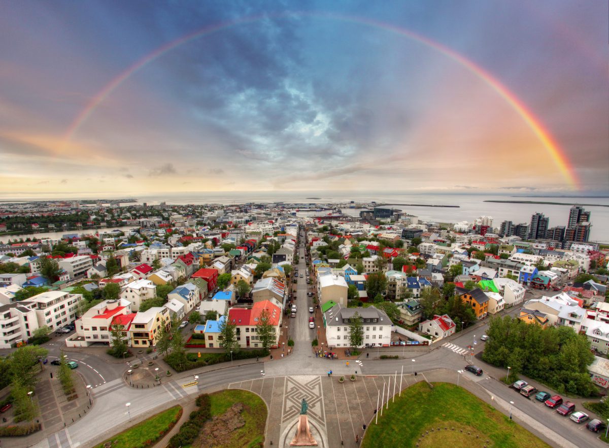 Reykjavik vue de la hauteur