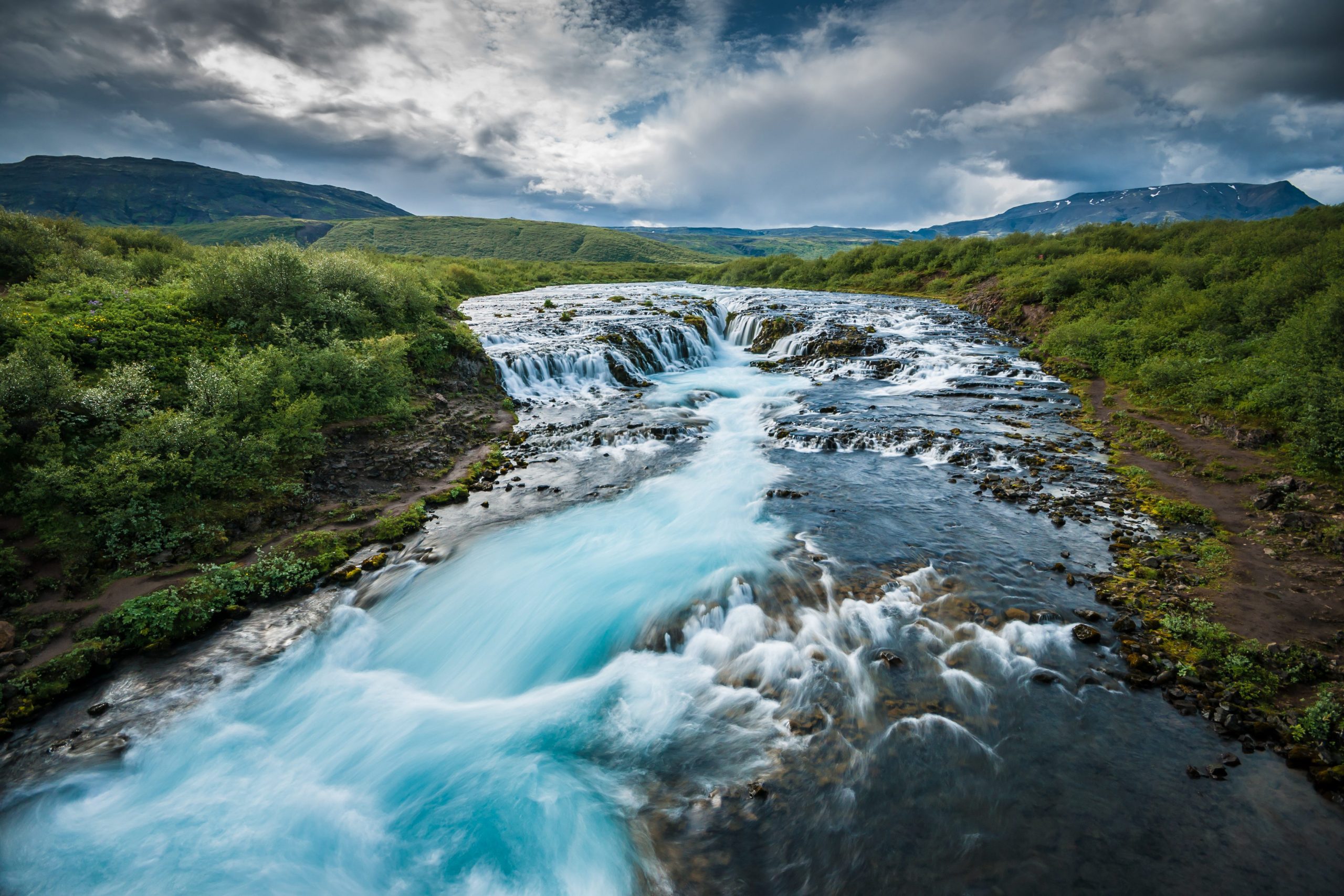 Brúarfoss waterfall Iceland 