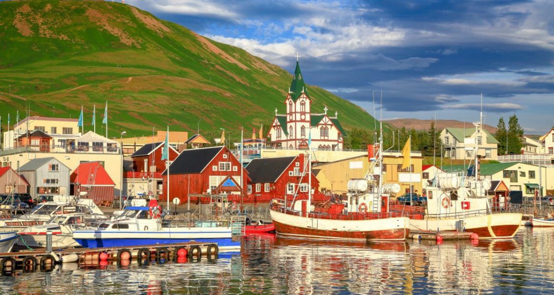 Husavik, village de pêcheur en Islande