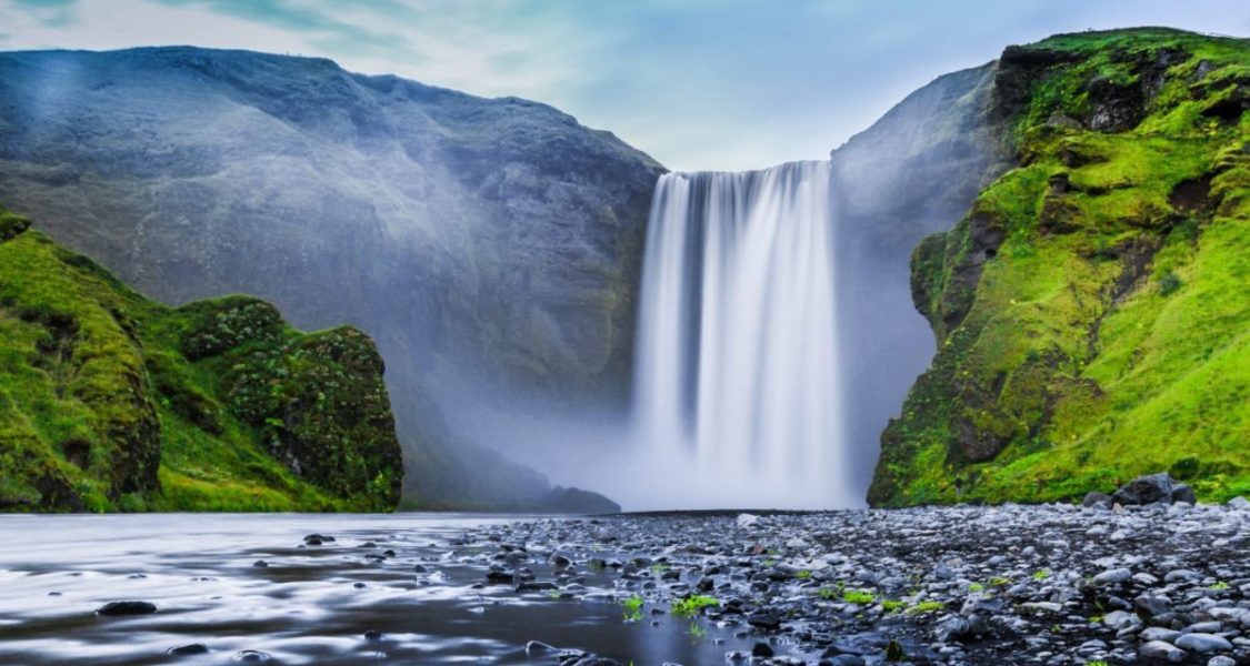 skogafoss waterfall in south iceland featured in game of thrones